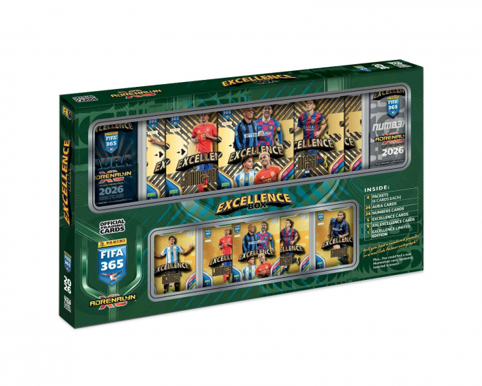 Panini FIFA 365 Adrenalyn XL 2026 - Excellence Box - Fotballkort