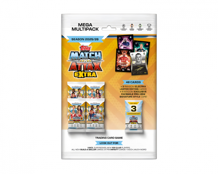Topps Match Attax Champions League 25/26 Mega Extra Multipack - Fotballkort