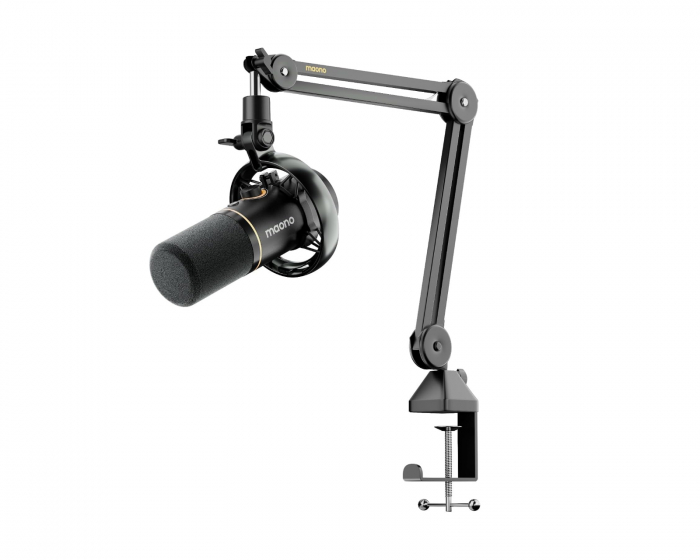 Maono PD200WS - Trådløs Mikrofon med Mikrofonarm - Svart