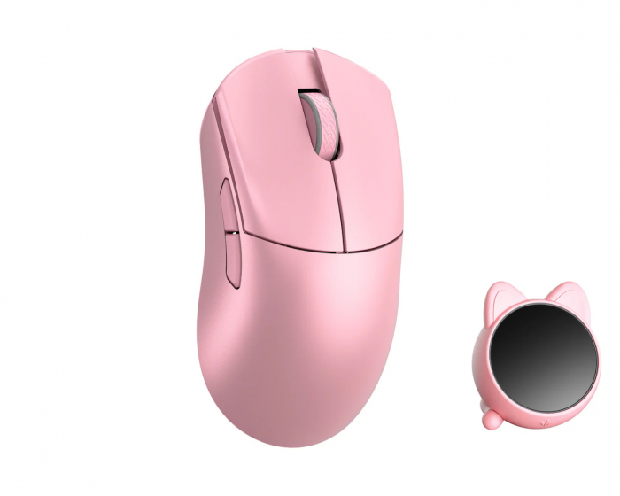 WLMouse Huan Stainless Magnesium Alloy Trådløs Gamingmus - Rosa