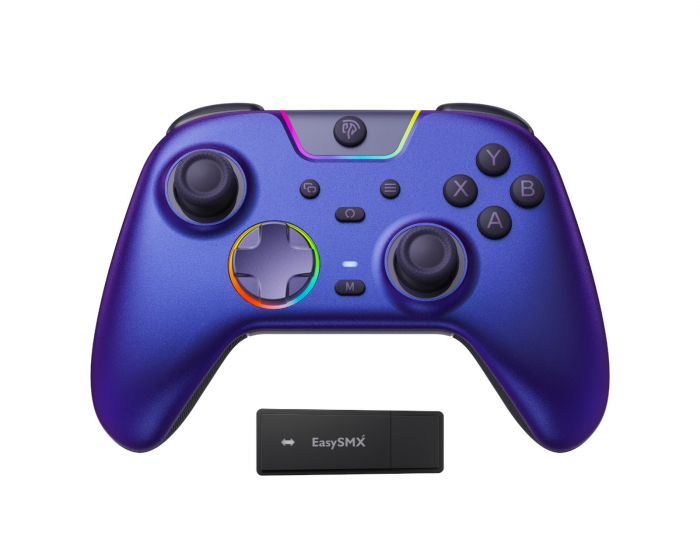 EasySMX X05 Pro Trådløs Kontroller PC/Switch - Aurora Purple