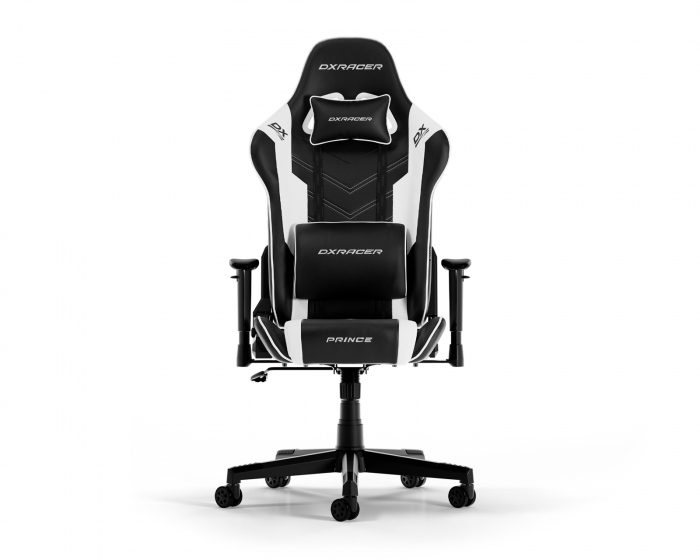 DXRacer PRINCE L Svart & Hvit PVC Lær