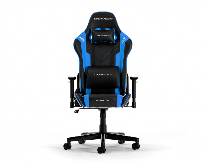 DXRacer PRINCE L Svart & Blå PVC Lær