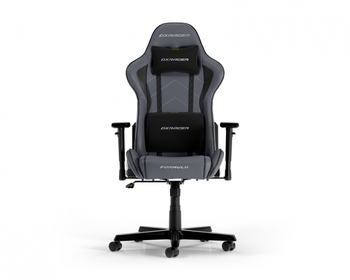 DXRacer FORMULA L Grå & Svart PVC Lær