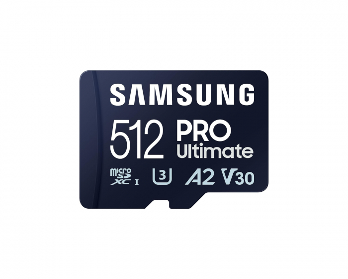 Samsung PRO Ultimate microSDXC 512GB og SD‑adapter – Minnekort