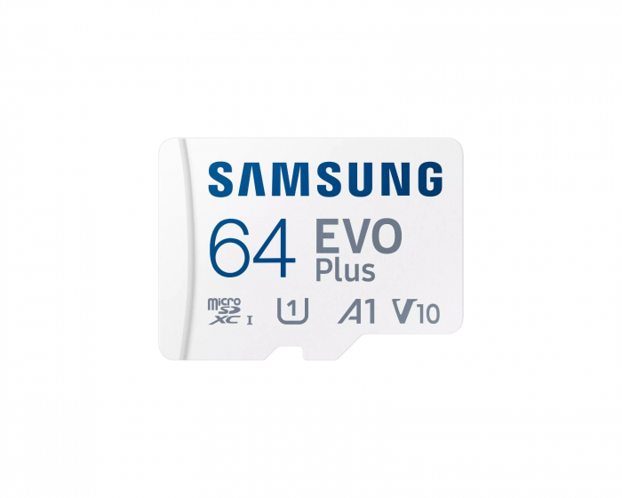 Samsung EVO Plus microSDXC 64GB & SD adapter - Minnekort