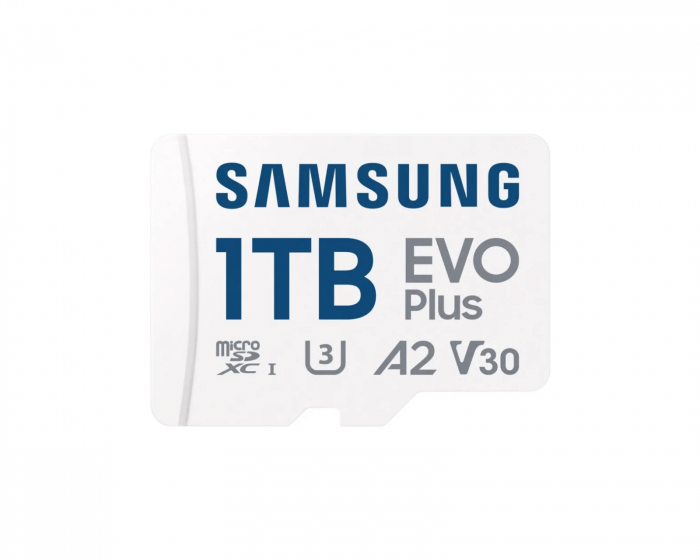 Samsung EVO Plus microSDXC UHS-I U3 1TB & SD adapter - Minnekort