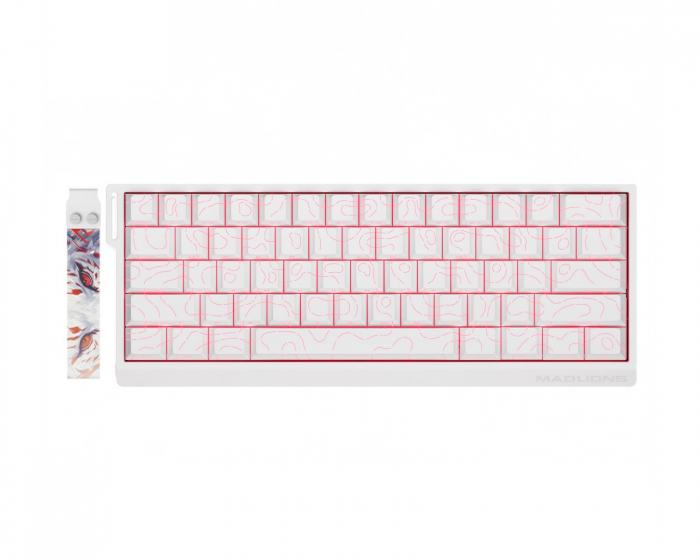 FGG MAD60 Flagship HE ANSI Tastatur [Magneto Gaming] - Hvit