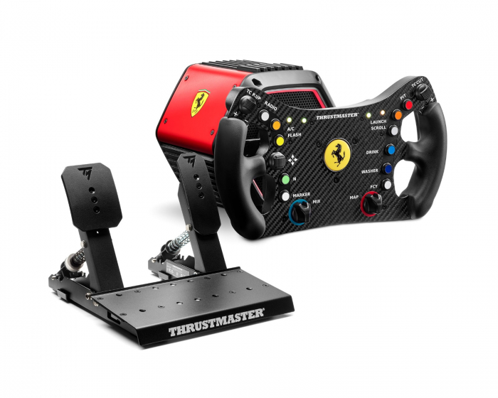 Thrustmaster T818 + F488 + Raceline LTE Bundle - Ratt og pedaler (PC)