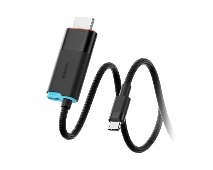Hagibis 8K USB-C til HDMI-kabel for Nintendo Switch 1/2 - Blå/Rød