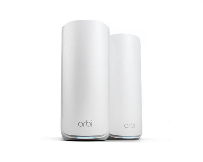 Netgear Orbi 870 Series Tri-Band WiFi 7 Mesh 2-Pack - Hvit