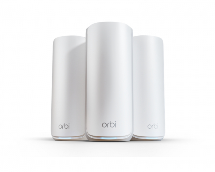 Netgear Orbi 870 Series Tri-Band WiFi 7 Mesh 3-Pack - Hvit