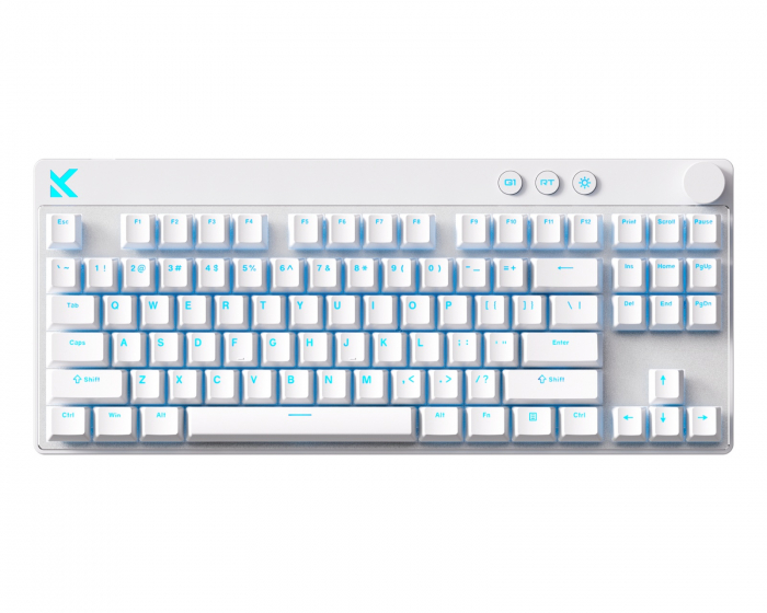 MCHOSE Mix 87 Hall Effect Magnetisk Gaming Tastatur ANSI - Hvit