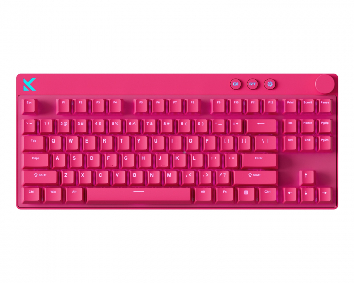 MCHOSE Mix 87 Hall Effect Magnetisk Gaming Tastatur ANSI - Rose Red