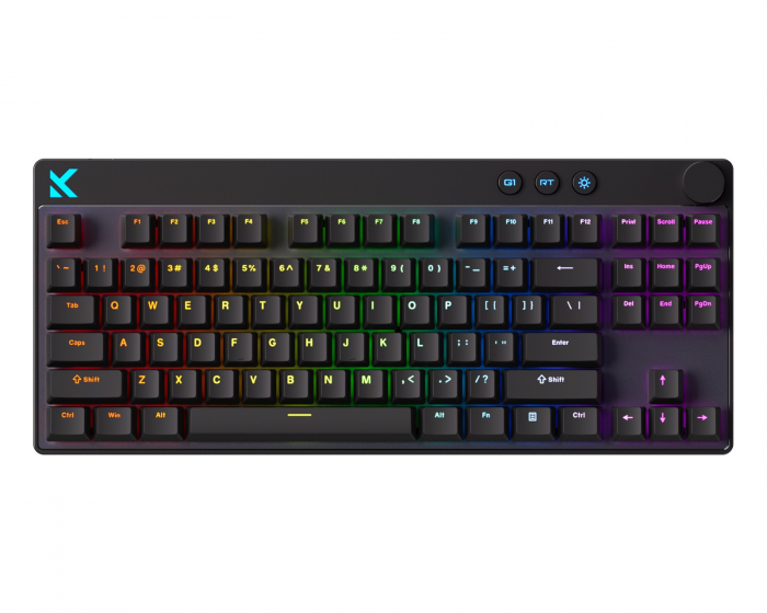 MCHOSE Mix 87 Hall Effect Magnetisk Gaming Tastatur ANSI - Svart