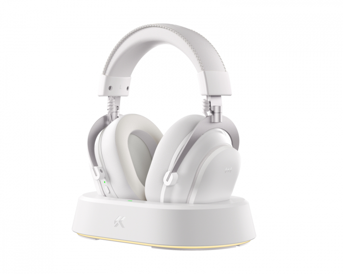 MCHOSE V9 Turbo Trådløst Headset - Icy White