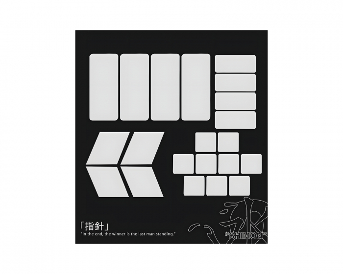 Mizu Works Shimon Grips - DIY Ferdigskåret - Hvit