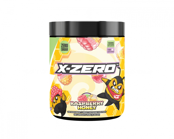 X-Gamer X-Zero Raspberry Honey - 100 Serveringer