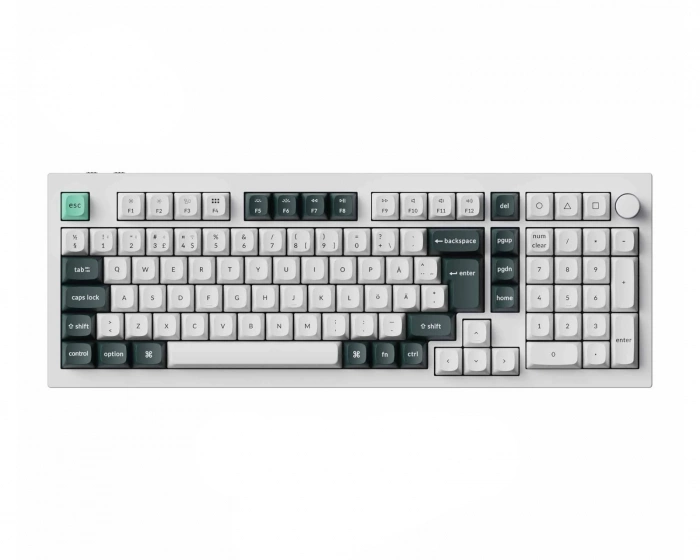 Keychron Q5 HE 96% RGB Hotswap ISO Tastatur - Hvit [Nebula Linear]