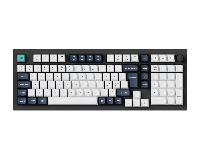 Keychron Q5 Max QMK/VIA Trådløst Tastatur - Svart [Gateron Jupiter Brown]