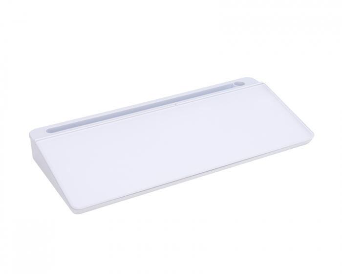 MaxMount Glass Skrivebord Whiteboard med Stativ 40 cm - Hvit