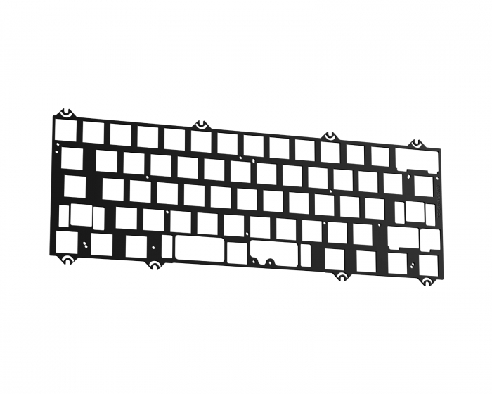 KBDfans Tofu60 3.0 - Anodized Black HE Plate ANSI