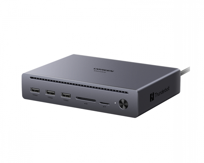 UGREEN Maxidok 10-i-1 Thunderbolt 5 Dockingstasjon