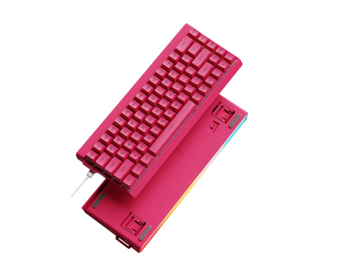 EWEADN DK68 Magnetic HE Tastatur ANSI [Gateron Wuji] - Rosa