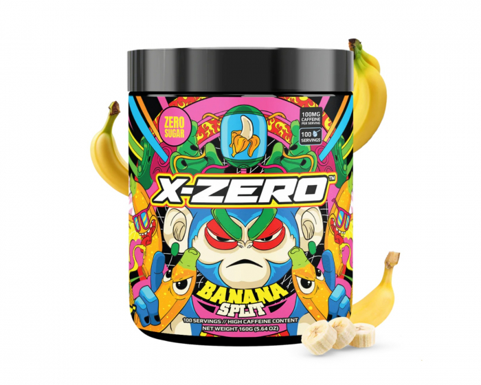 X-Gamer X-Zero Banana split - 100 Serveringer