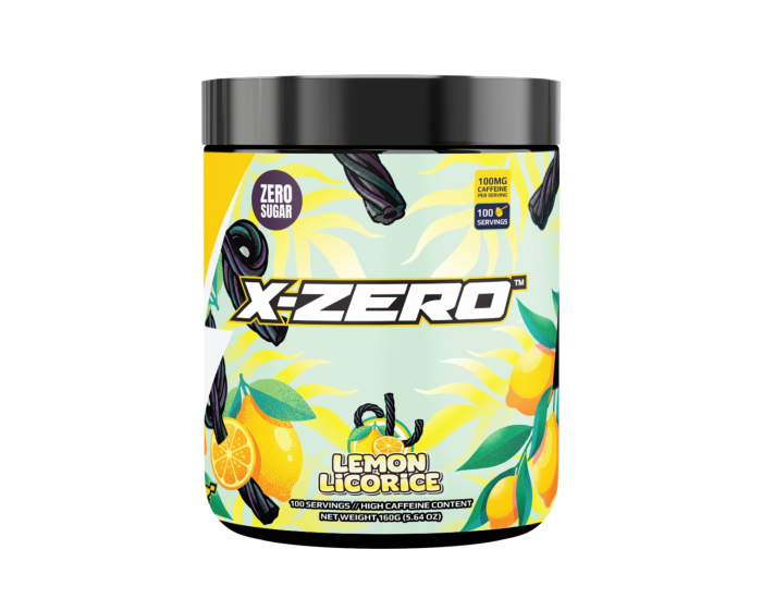 X-Gamer X-Zero Lemon Liquoric - 100 Porsjoner