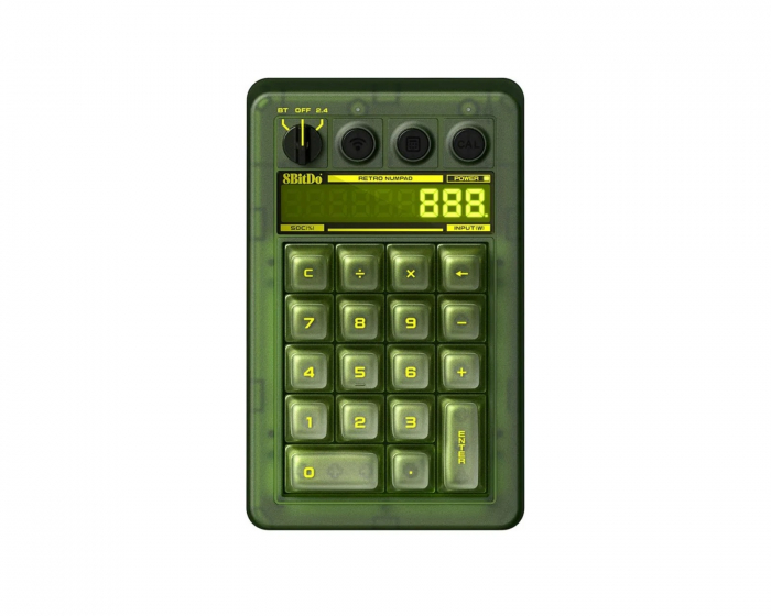8Bitdo Retro 18 Mechanical Numpad - Trådløs Numpad - Xbox Edition