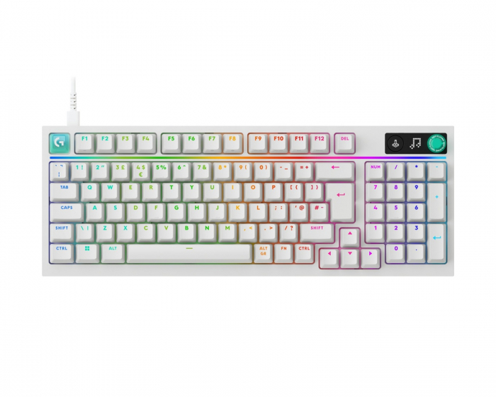 Logitech G316 X 98 Gamingtastatur - Hvit
