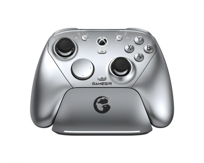 GameSir G7 PRO HE Tri-Mode Trådløs Kontroller - Semi Silver