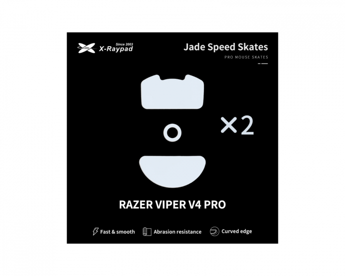 X-raypad Jade Mouse Skates til Razer Viper V4 Pro