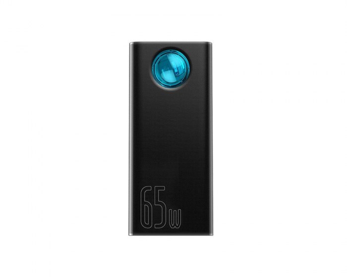 Baseus Amblight 30000mAh Powerbank, 4xUSB, USB-C, 65W - Svart