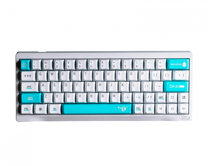 Chilkey SF60 HE Gaming Tastatur ANSI - Starry Glitter White [WS Poseidon]
