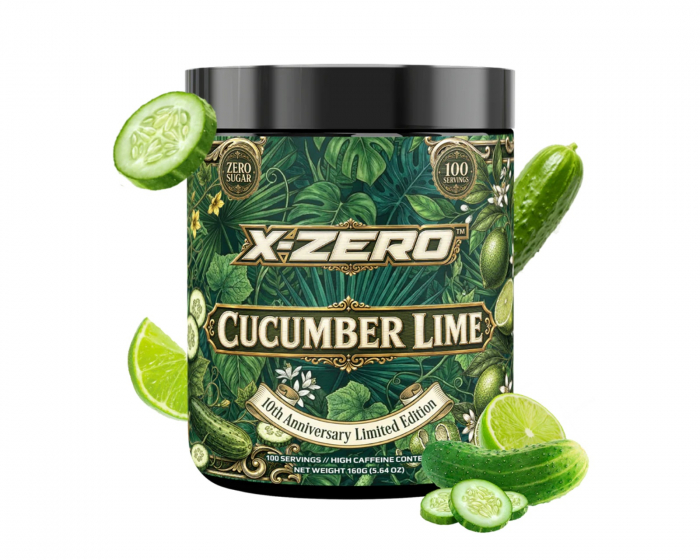 X-Gamer X-Zero Cucumber Lime - 100 porsjoner