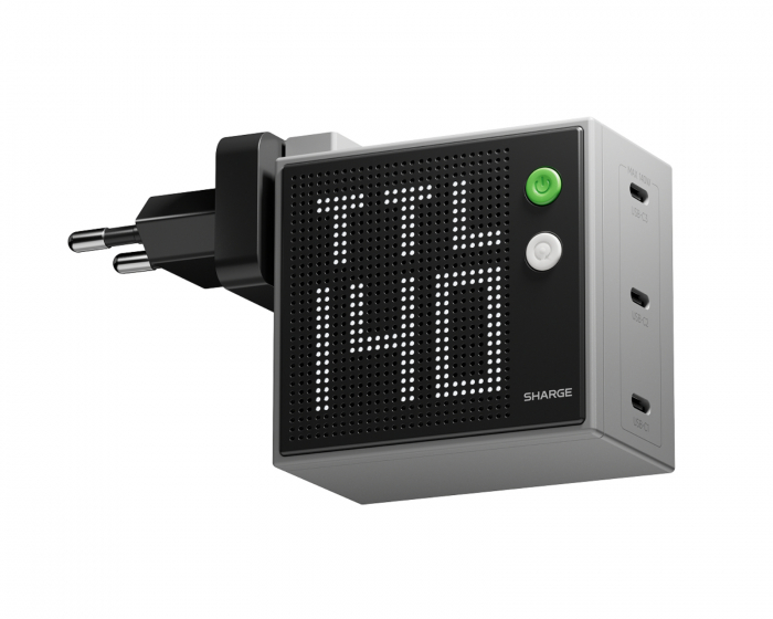 Sharge Pixel 140W USB-C-lader - Grå