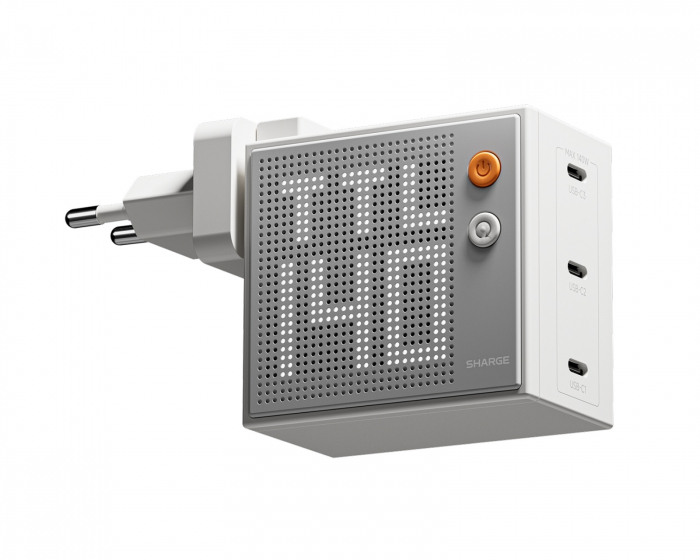 Sharge Pixel 140W USB-C-lader - Hvit