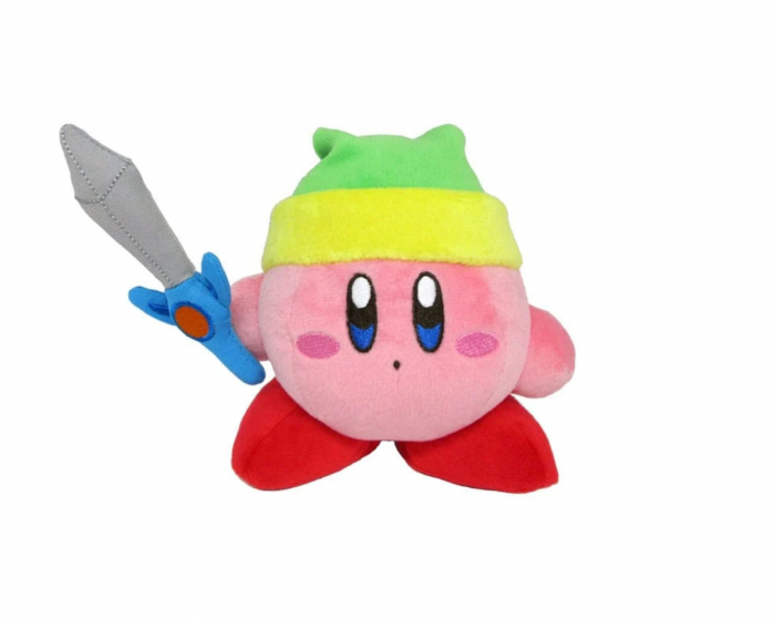 Sanei Kirby Kosebamse Kirby med sverd 12 cm