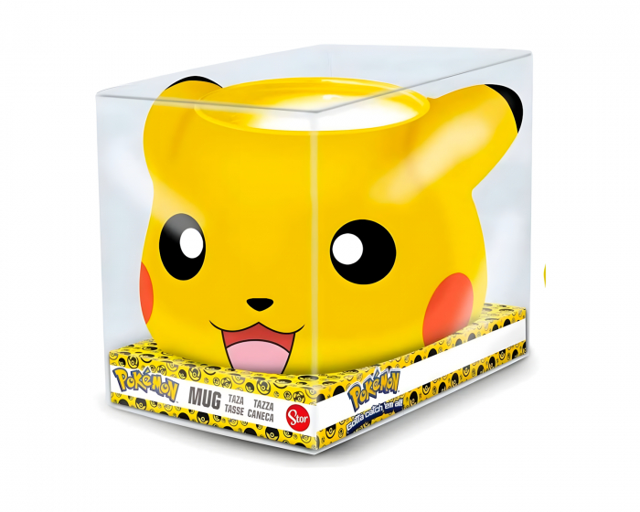  Pokémon 3D Mug Pikachu - 500 ml