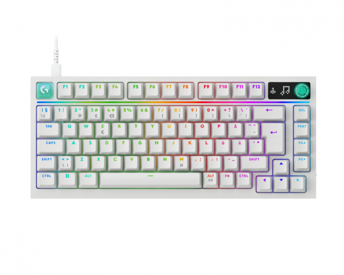 Logitech G316 X 75 Gaming Tastatur - Hvit