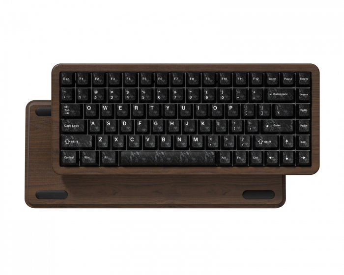 Womier Keyboard WD75 HE 75% Trådløst Tastatur - Walnut Black
