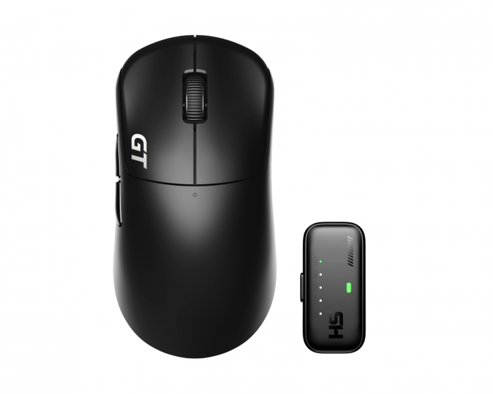 RAWM Leviathan V4 GT Dual 8K Trådløs Gamingmus - Matte Black