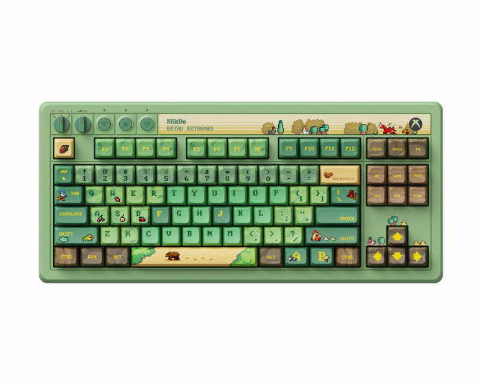 8Bitdo Mekanisk Trådløst Tastatur - Xbox Forest Edition