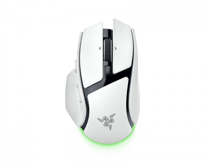 Razer Basilisk V4 Hyperspeed Gaming Mus - Hvit