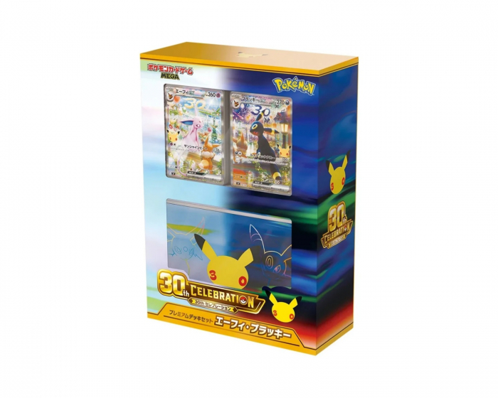 Pokémon 30th Celebration Premium Deck Set Espeon & Umbreon (Japanese)