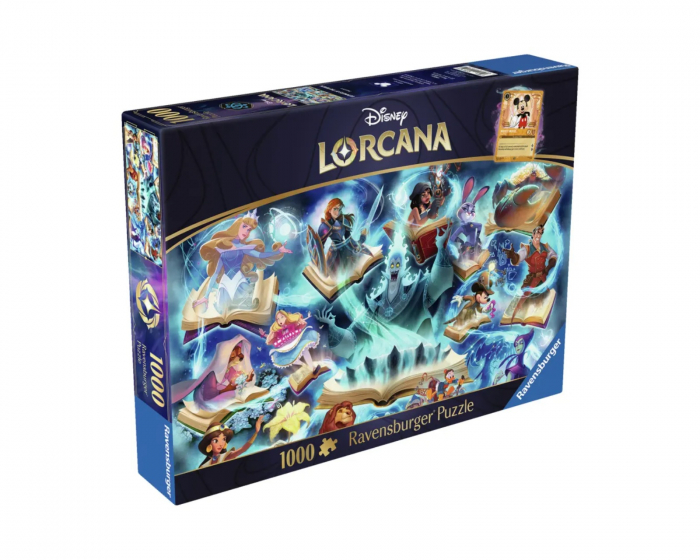 Disney Lorcana TCG Glimmers of the Realm: Sapphire 1000p - Puslespill