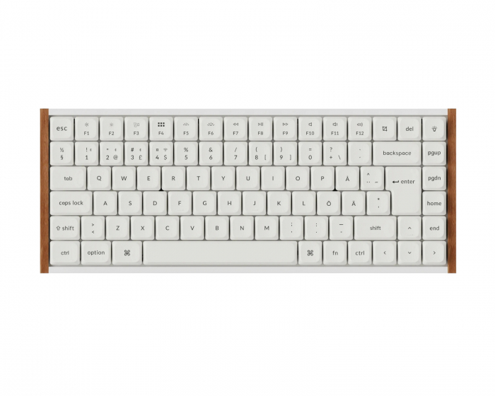Keychron K3 Ultra SE 75% 8K Trådløst Tastatur - Wood White [Milk POM Red]