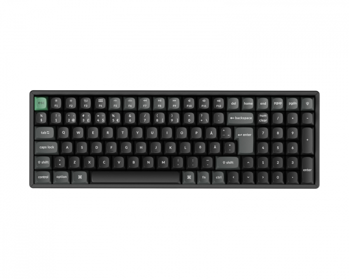 Keychron K4 Ultra 96% 8K Trådløst Tastatur - Svart [Keychron Apex Brown]